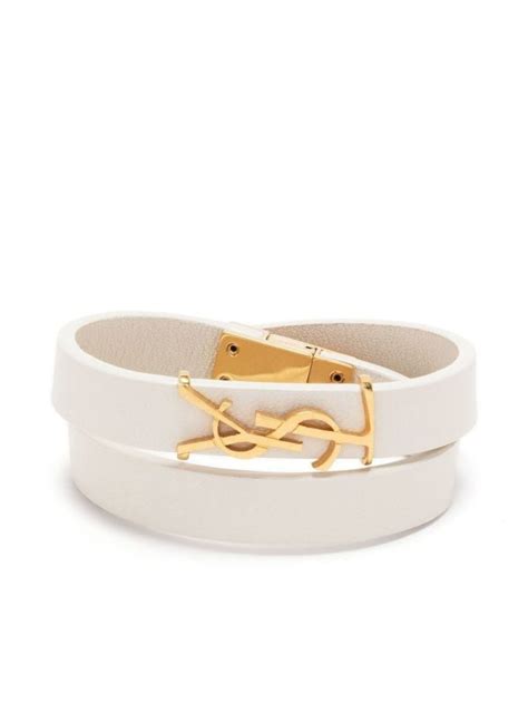 silver bracelet ysl|ysl interlocking bracelet.